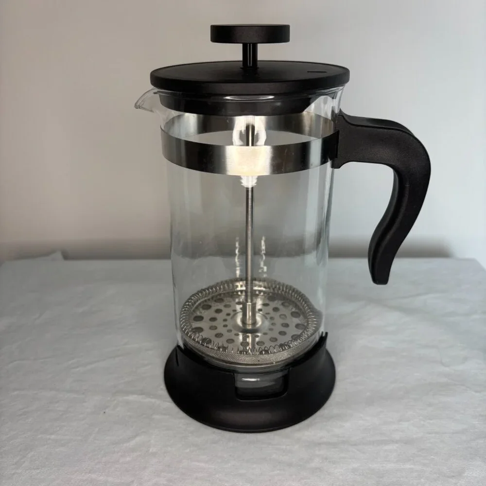 IKEA French Press Coffee Tea Maker Stainless Steel Glass 32oz Upphetta Black